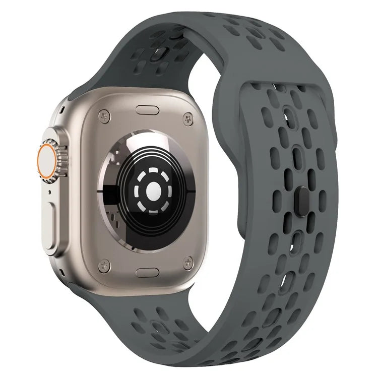 KALEBOL For Apple Watch Ultra 2 Ultra 49mm / Series 9 8 7 45mm / 6 5 4 SE (2022) SE (2023) SE 44mm / 3 2 1 42mm Fluorubber Watch Band