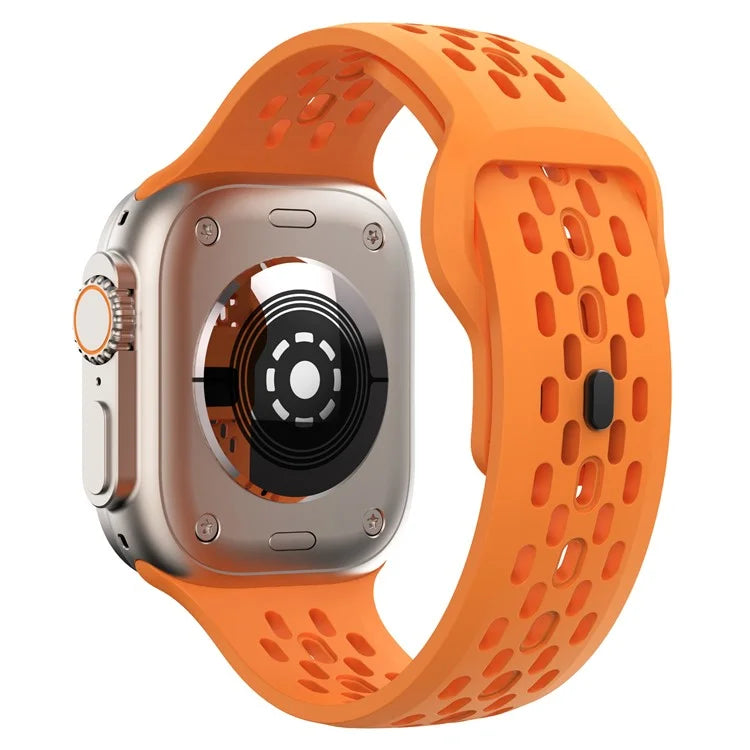 KALEBOL For Apple Watch Ultra 2 Ultra 49mm / Series 9 8 7 45mm / 6 5 4 SE (2022) SE (2023) SE 44mm / 3 2 1 42mm Fluorubber Watch Band