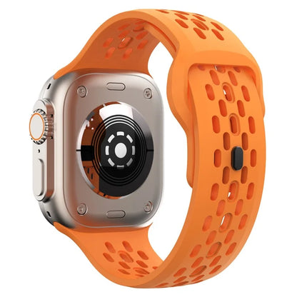 KALEBOL For Apple Watch Ultra 2 Ultra 49mm / Series 9 8 7 45mm / 6 5 4 SE (2022) SE (2023) SE 44mm / 3 2 1 42mm Fluorubber Watch Band