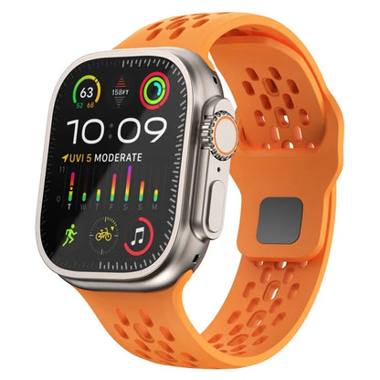 KALEBOL For Apple Watch Ultra 2 Ultra 49mm / Series 9 8 7 45mm / 6 5 4 SE (2022) SE (2023) SE 44mm / 3 2 1 42mm Fluorubber Watch Band