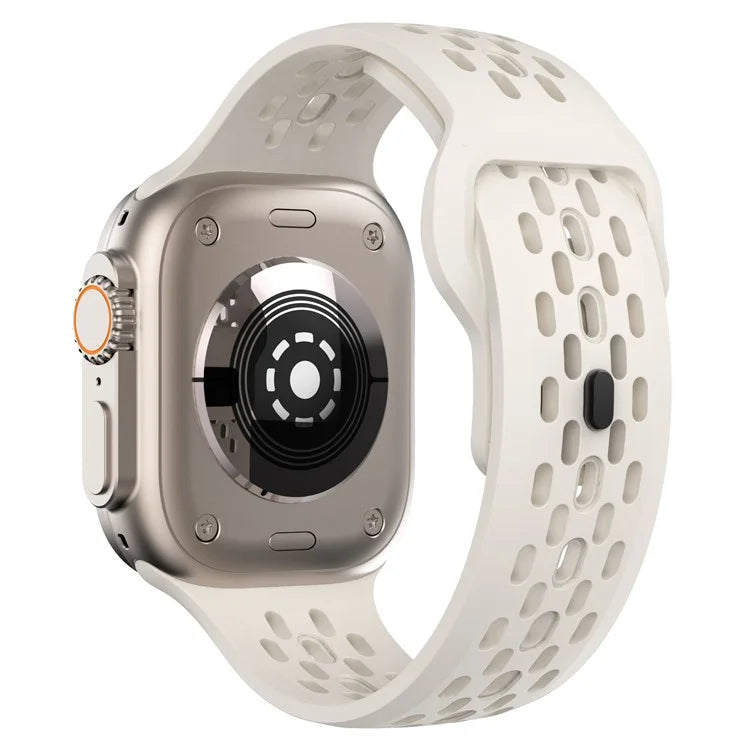 KALEBOL For Apple Watch Ultra 2 Ultra 49mm / Series 9 8 7 45mm / 6 5 4 SE (2022) SE (2023) SE 44mm / 3 2 1 42mm Fluorubber Watch Band
