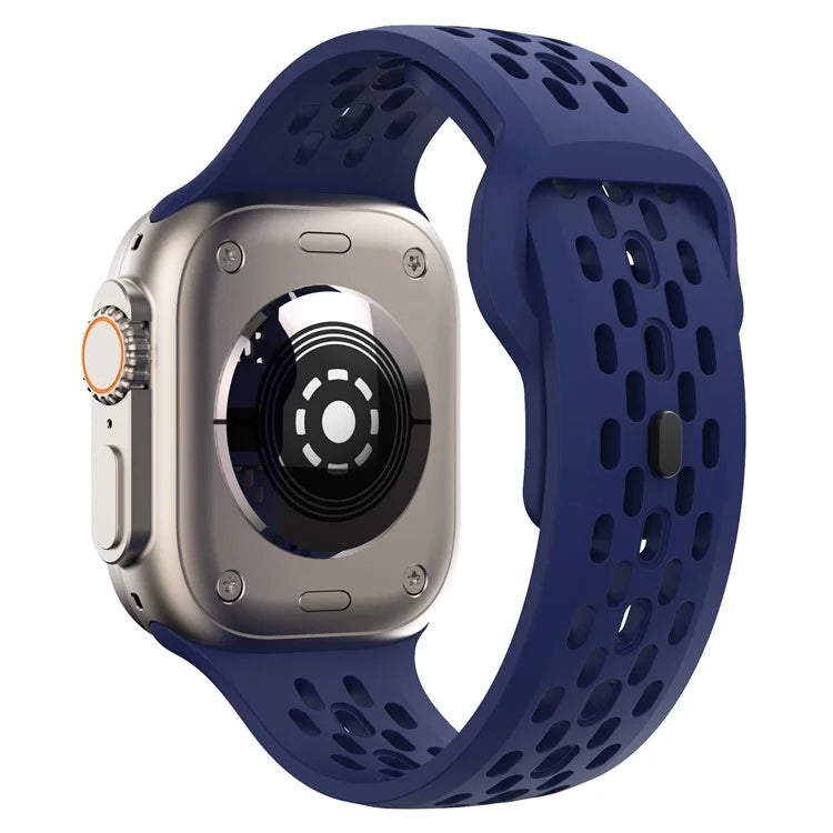 KALEBOL For Apple Watch Ultra 2 Ultra 49mm / Series 9 8 7 45mm / 6 5 4 SE (2022) SE (2023) SE 44mm / 3 2 1 42mm Fluorubber Watch Band