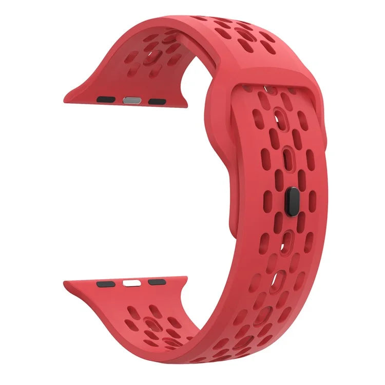 KALEBOL For Apple Watch Ultra 2 Ultra 49mm / Series 9 8 7 45mm / 6 5 4 SE (2022) SE (2023) SE 44mm / 3 2 1 42mm Fluorubber Watch Band