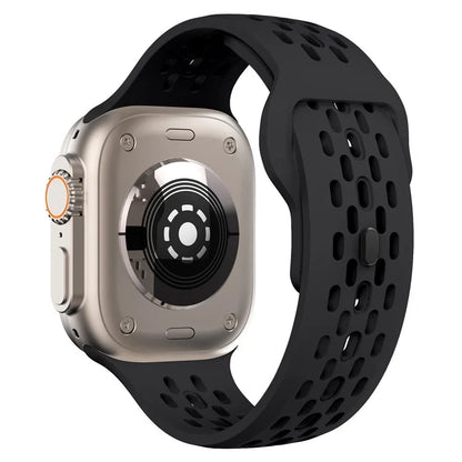 KALEBOL For Apple Watch Ultra 2 Ultra 49mm / Series 9 8 7 45mm / 6 5 4 SE (2022) SE (2023) SE 44mm / 3 2 1 42mm Fluorubber Watch Band