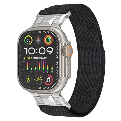 KALEBOL KLB-YJHHNL-001 For Apple Watch Ultra 2 Ultra 49mm / 9 8 7 45mm / 6 5 4 SE (2023) SE (2022) SE 44mm / 3 2 1 42mm Nylon Watch Band