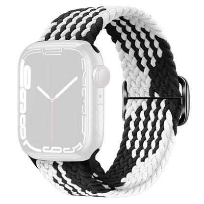KALEBOL For Apple Watch Ultra 2 Ultra 49mm / 9 8 7 45mm / 6 5 4 SE (2023) SE (2022) SE 44mm / 3 2 1 42mm Nylon Braided Watch Strap+White