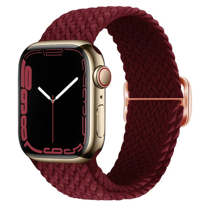 KALEBOL For Apple Watch Ultra 2 Ultra 49mm / 9 8 7 45mm / 6 5 4 SE (2023) SE (2022) SE 44mm / 3 2 1 42mm Nylon Braided Watch Strap