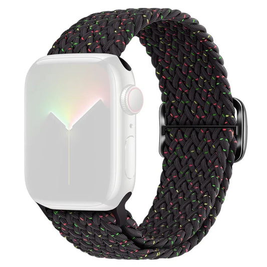 KALEBOL KLB - BZNL - 001 For Apple Watch Series 9 8 7 41mm / 6 5 4 SE (2022) SE (2023) SE 40mm / 3 2 1 38mm Nylon Watch Band  Black