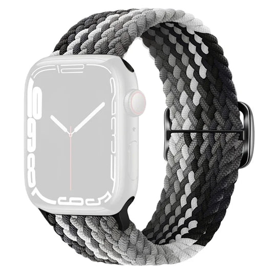 KALEBOL KLB - BZNL - 001 For Apple Watch Series 9 8 7 41mm / 6 5 4 SE (2022) SE (2023) SE 40mm / 3 2 1 38mm Nylon Watch Band  Grey