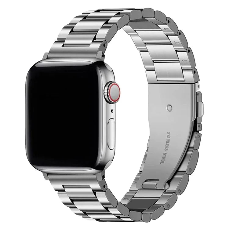 KALEBOL For Apple Watch Ultra 2 Ultra 49mm / 9 8 7 45mm / 6 5 4 SE (2022) SE (2023) SE 44mm / 3 2 1 42mm Stainless Steel Strap