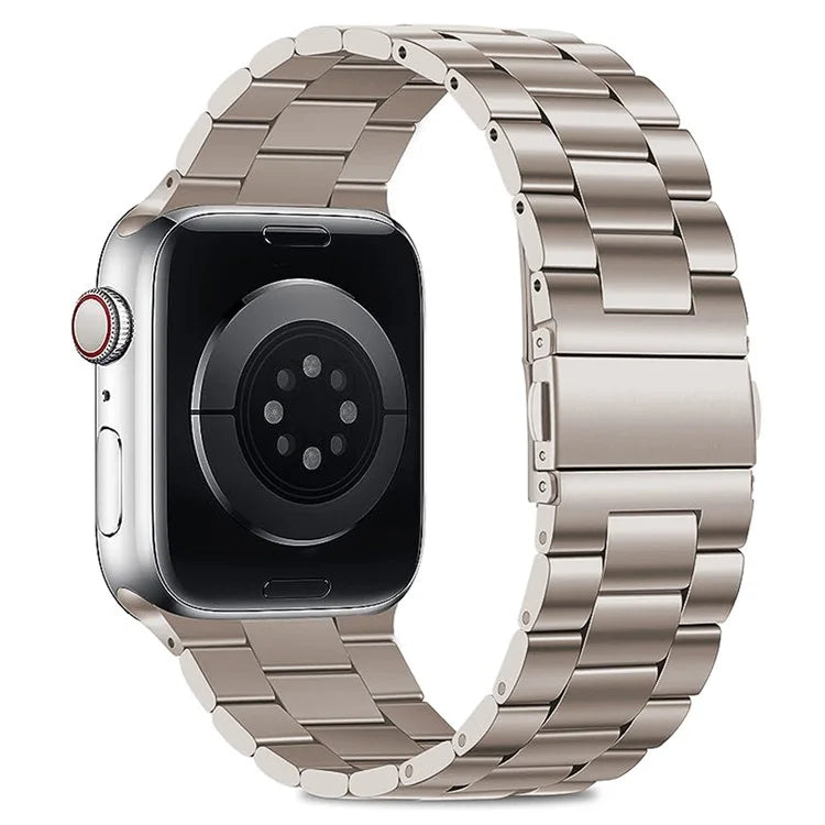 KALEBOL For Apple Watch Ultra 2 Ultra 49mm / 9 8 7 45mm / 6 5 4 SE (2022) SE (2023) SE 44mm / 3 2 1 42mm Stainless Steel Strap