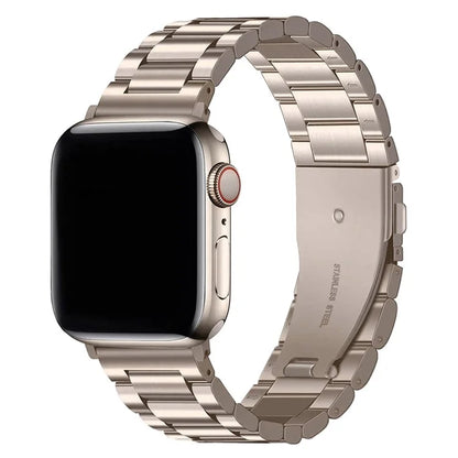 KALEBOL For Apple Watch Ultra 2 Ultra 49mm / 9 8 7 45mm / 6 5 4 SE (2022) SE (2023) SE 44mm / 3 2 1 42mm Stainless Steel Strap