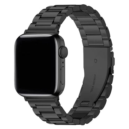 KALEBOL For Apple Watch Ultra 2 Ultra 49mm / 9 8 7 45mm / 6 5 4 SE (2022) SE (2023) SE 44mm / 3 2 1 42mm Stainless Steel Strap
