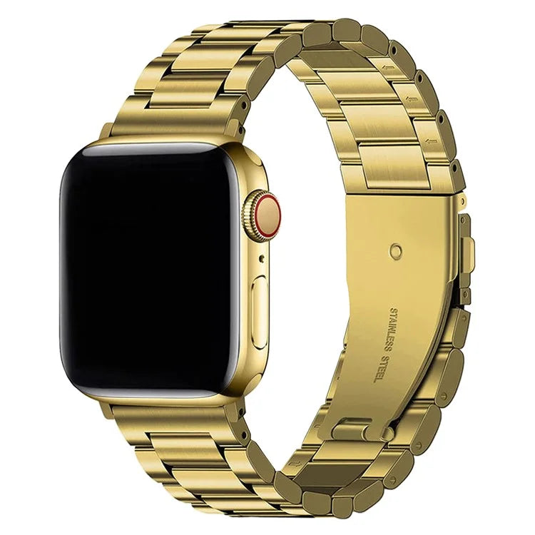 KALEBOL For Apple Watch Ultra 2 Ultra 49mm / 9 8 7 45mm / 6 5 4 SE (2022) SE (2023) SE 44mm / 3 2 1 42mm Stainless Steel Strap