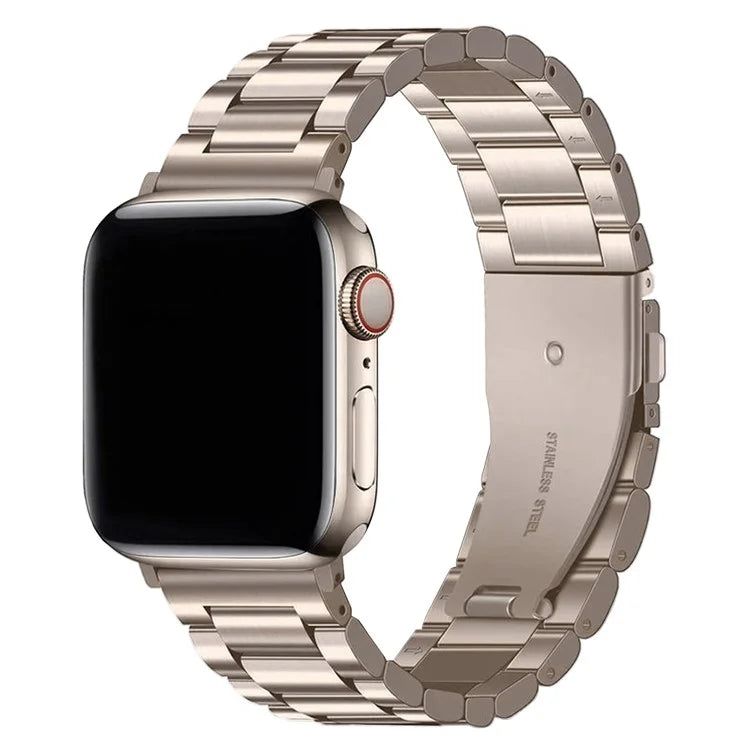 KALEBOL For Apple Watch Series 9 8 7 41mm / 6 5 4 SE (2022) SE (2023) SE 40mm / 3 2 1 38mm Watch Band Stainless Steel Strap