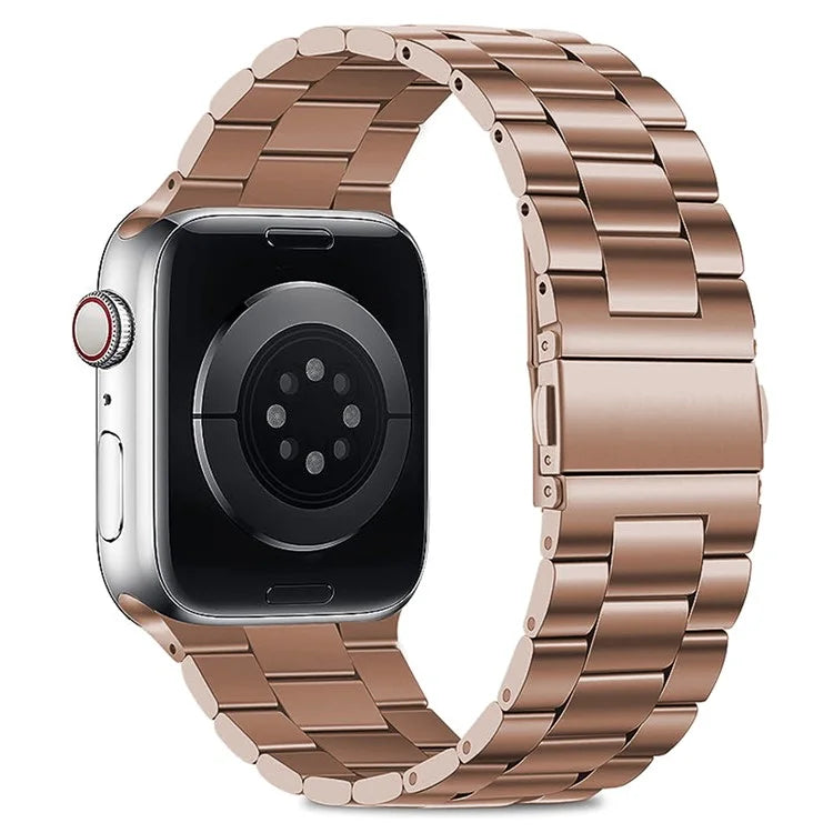 KALEBOL For Apple Watch Series 9 8 7 41mm / 6 5 4 SE (2022) SE (2023) SE 40mm / 3 2 1 38mm Watch Band Stainless Steel Strap