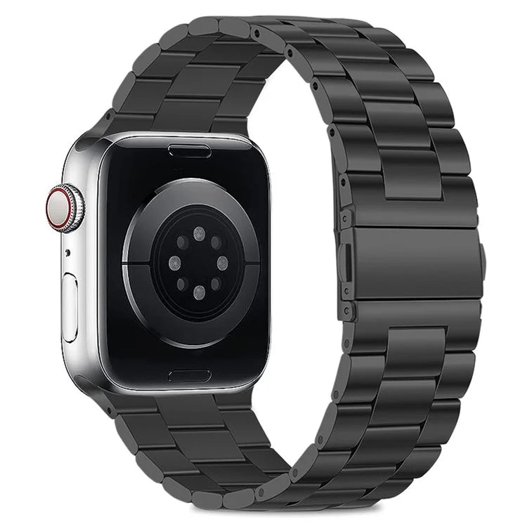 KALEBOL For Apple Watch Series 9 8 7 41mm / 6 5 4 SE (2022) SE (2023) SE 40mm / 3 2 1 38mm Watch Band Stainless Steel Strap