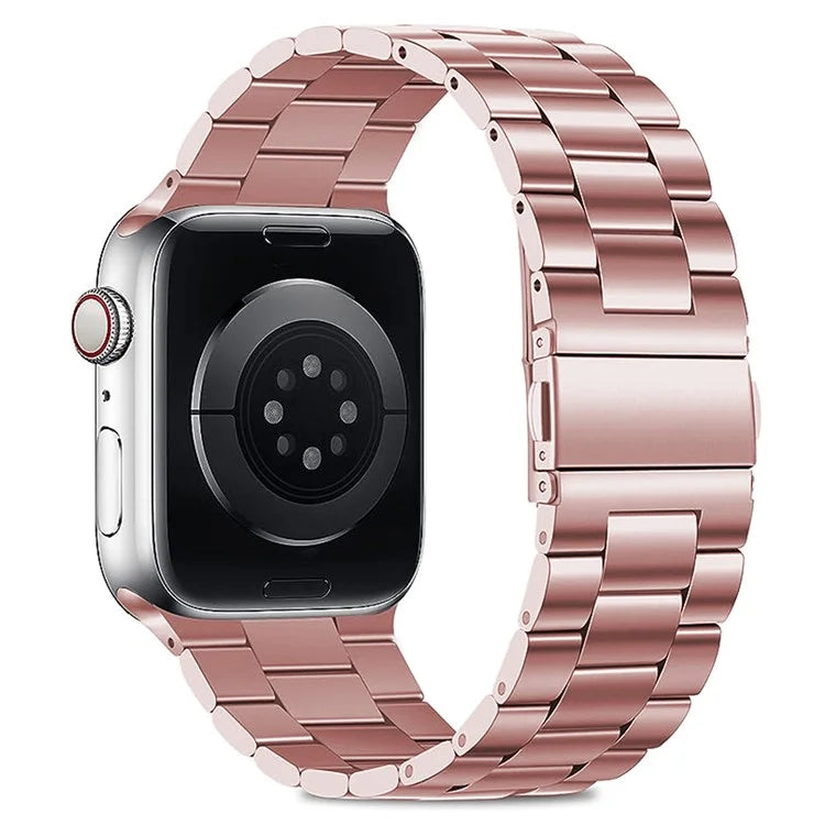 KALEBOL For Apple Watch Series 9 8 7 41mm / 6 5 4 SE (2022) SE (2023) SE 40mm / 3 2 1 38mm Watch Band Stainless Steel Strap