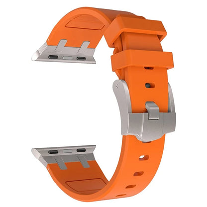 KALEBOL KLB-YTGJ-001 For Apple Watch Series 9 8 7 41mm / 6 5 4 SE (2023) SE (2022) SE 40mm / 3 2 1 38mm Liquid Silicone Strap