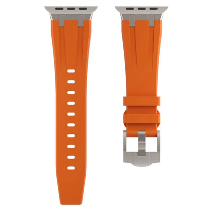 KALEBOL KLB-YTGJ-001 For Apple Watch Series 9 8 7 41mm / 6 5 4 SE (2023) SE (2022) SE 40mm / 3 2 1 38mm Liquid Silicone Strap