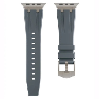 KALEBOL KLB-YTGJ-001 For Apple Watch Series 9 8 7 41mm / 6 5 4 SE (2023) SE (2022) SE 40mm / 3 2 1 38mm Liquid Silicone Strap