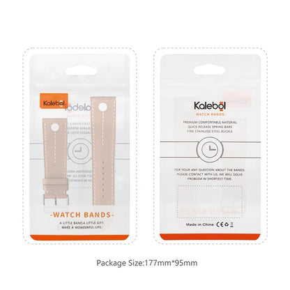 KALEBOL For Apple Watch Ultra 2 Ultra 49mm / 9 8 7 45mm / 6 5 4 SE (2023) SE (2022) SE 44mm / 3 2 1 42mm Genuine Cow Leather Watch Strap