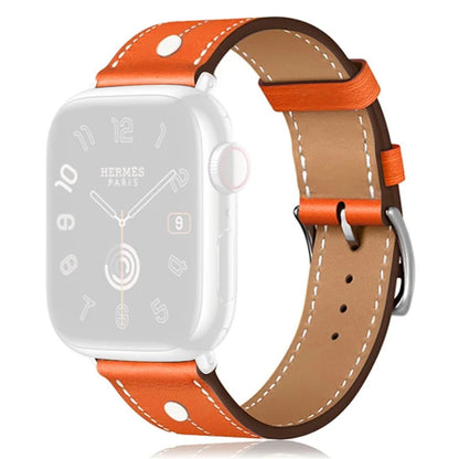 KALEBOL For Apple Watch Ultra 2 Ultra 49mm / 9 8 7 45mm / 6 5 4 SE (2023) SE (2022) SE 44mm / 3 2 1 42mm Genuine Cow Leather Watch Strap