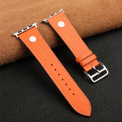 KALEBOL For Apple Watch Ultra 2 Ultra 49mm / 9 8 7 45mm / 6 5 4 SE (2023) SE (2022) SE 44mm / 3 2 1 42mm Genuine Cow Leather Watch Strap