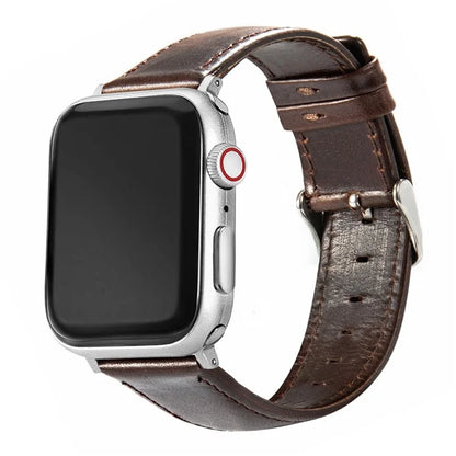 KALEBOL For Apple Watch Ultra 2 Ultra 49mm  /  Series 9 8 7 45mm  /  SE (2023) SE (2022) SE 6 5 4 44mm  /  3 2 1 42mm Watch Strap Retro Style