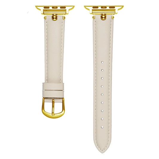 KALEBOL For Apple Watch Series 9 8 7 41mm  /  SE (2023) SE (2022) SE 6 5 4 40mm  /  3 2 1 38mm Genuine Cow Leather Watchband