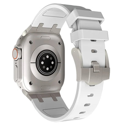 KALEBO For Apple Watch Ultra 2 Ultra 49mm / 9 8 7 45mm / 6 5 4 SE (2023) SE (2022) SE 44mm / 3 2 1 42mm Liquid Silicone Strap