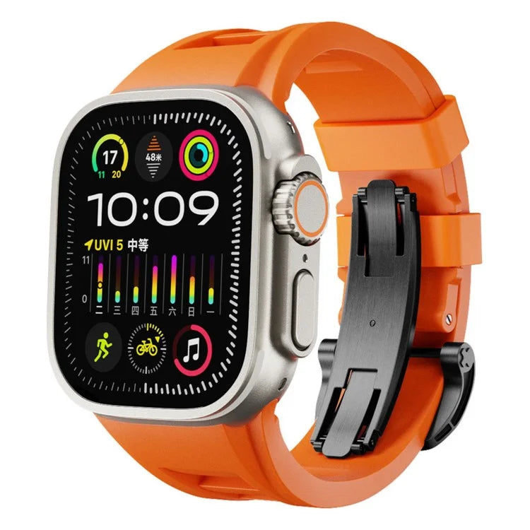 KALEBOL For Apple Watch Ultra 2 Ultra 49mm/Series 9 8 7 45mm/ SE (2023) SE (2022) SE 6 5 4 44mm/ 3 2 1 42mm Watch Band