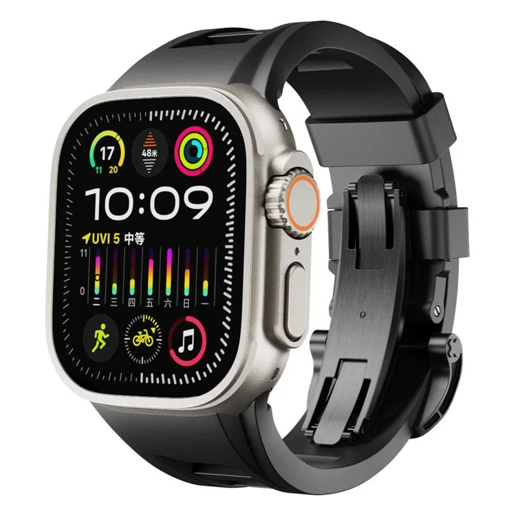 KALEBOL For Apple Watch Ultra 2 Ultra 49mm/Series 9 8 7 45mm/ SE (2023) SE (2022) SE 6 5 4 44mm/ 3 2 1 42mm Watch Band