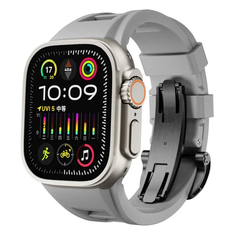KALEBOL For Apple Watch Ultra 2 Ultra 49mm/Series 9 8 7 45mm/ SE (2023) SE (2022) SE 6 5 4 44mm/ 3 2 1 42mm Watch Band