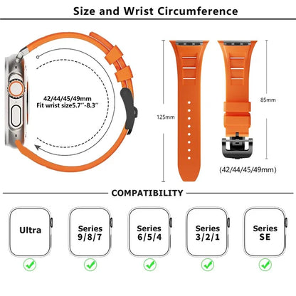 KALEBOL For Apple Watch Ultra 2 Ultra 49mm/Series 9 8 7 45mm/ SE (2023) SE (2022) SE 6 5 4 44mm/ 3 2 1 42mm Watch Band