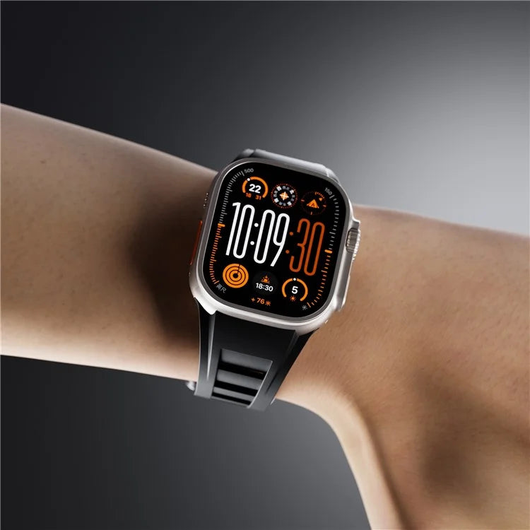 KALEBOL For Apple Watch Ultra 2 Ultra 49mm  /  Series 9 8 7 45mm  /  SE (2023) SE (2022) SE 6 5 4 44mm  Watch Bracelet