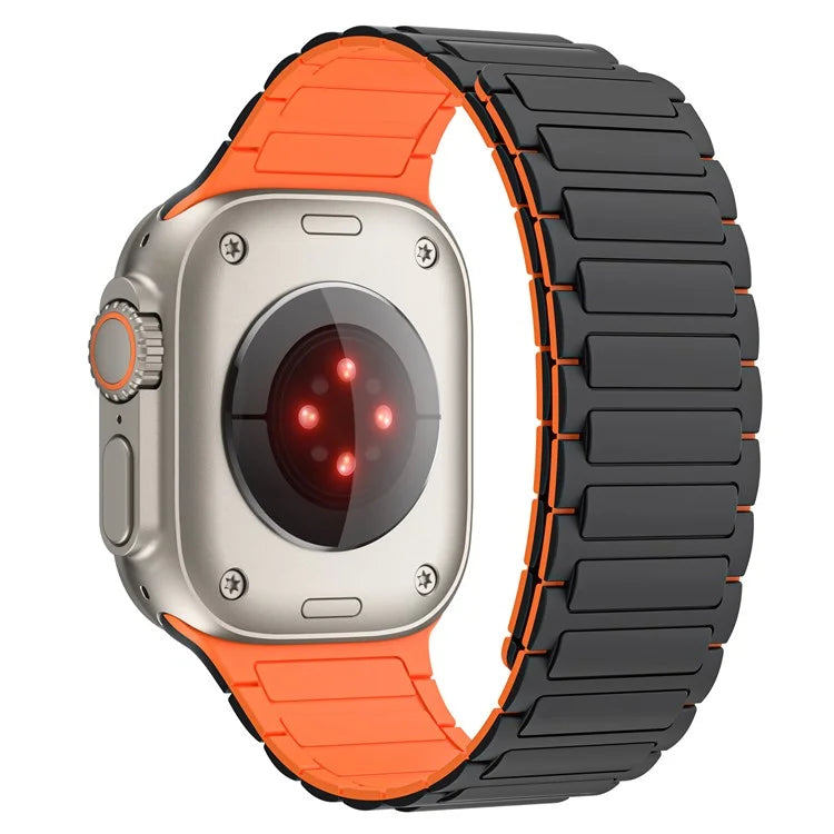 KALEBOL For Apple Watch Series 9 8 7 41mm  /  SE (2023) SE (2022) SE 6 5 4 40mm  /  3 2 1 38mm Watch Strap Magnetic Silicone Band