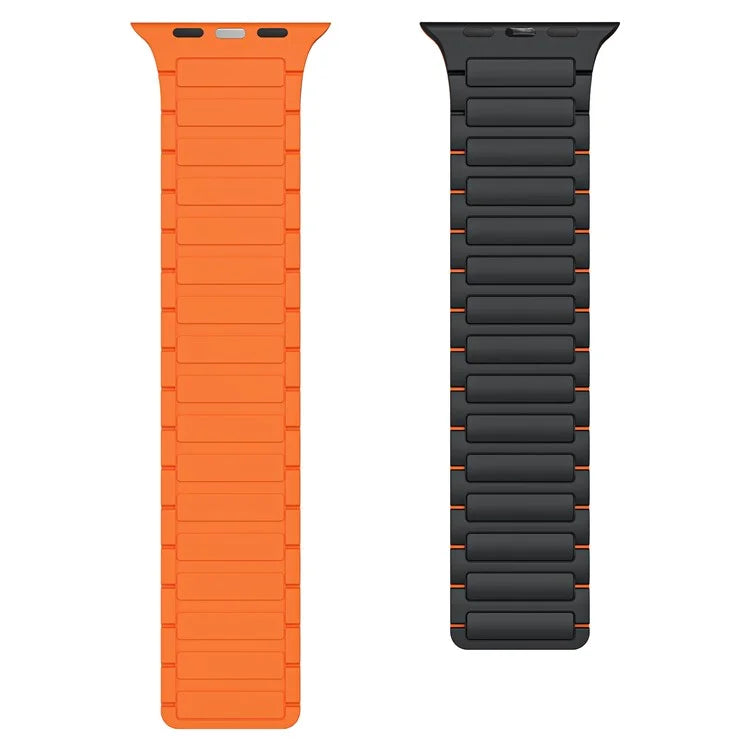 KALEBOL For Apple Watch Series 9 8 7 41mm  /  SE (2023) SE (2022) SE 6 5 4 40mm  /  3 2 1 38mm Watch Strap Magnetic Silicone Band