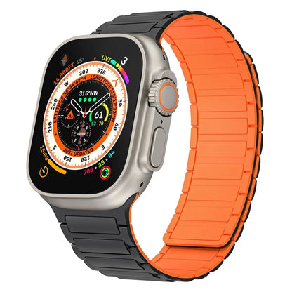 KALEBOL For Apple Watch Series 9 8 7 41mm  /  SE (2023) SE (2022) SE 6 5 4 40mm  /  3 2 1 38mm Watch Strap Magnetic Silicone Band