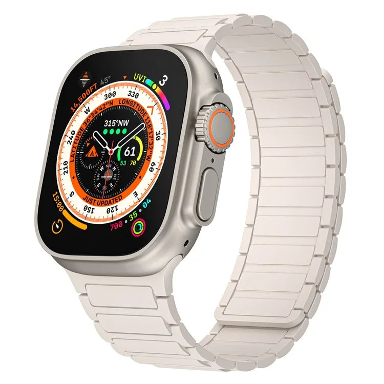 KALEBOL For Apple Watch Series 9 8 7 41mm  /  SE (2023) SE (2022) SE 6 5 4 40mm  /  3 2 1 38mm Watch Strap Magnetic Silicone Band