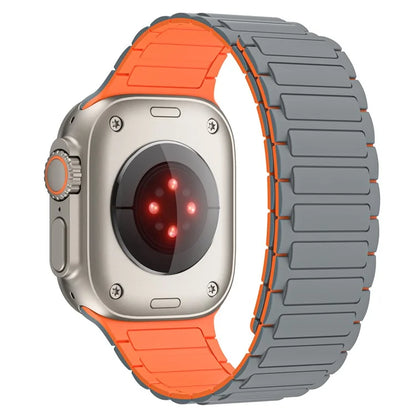 KALEBOL For Apple Watch Series 9 8 7 41mm  /  SE (2023) SE (2022) SE 6 5 4 40mm  /  3 2 1 38mm Watch Strap Magnetic Silicone Band