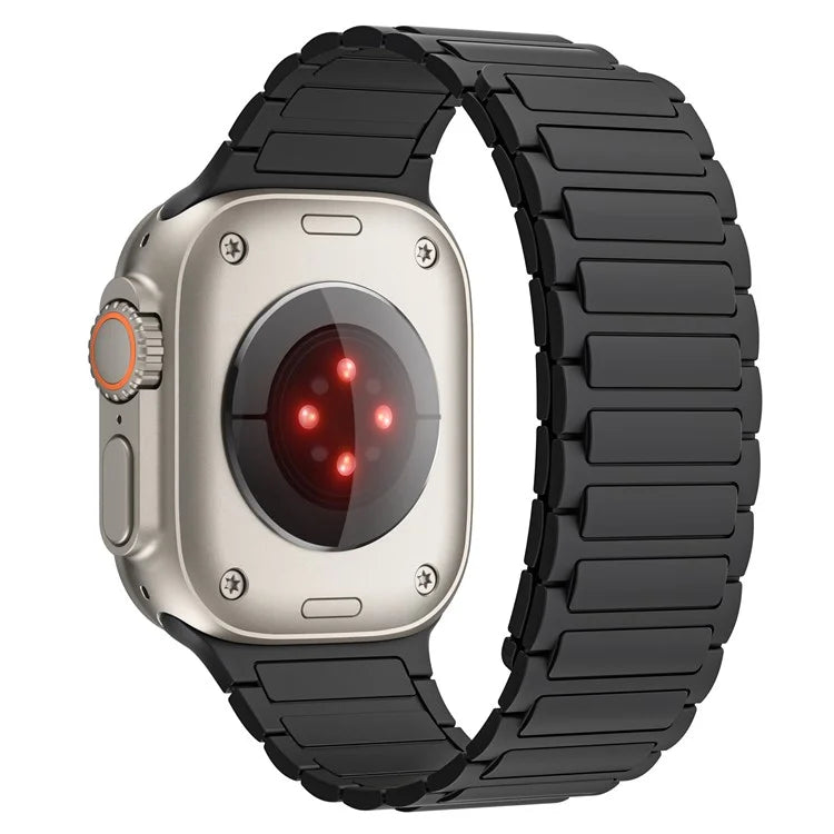 KALEBOL For Apple Watch Series 9 8 7 41mm  /  SE (2023) SE (2022) SE 6 5 4 40mm  /  3 2 1 38mm Watch Strap Magnetic Silicone Band