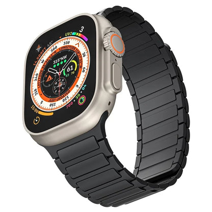 KALEBOL For Apple Watch Series 9 8 7 41mm  /  SE (2023) SE (2022) SE 6 5 4 40mm  /  3 2 1 38mm Watch Strap Magnetic Silicone Band