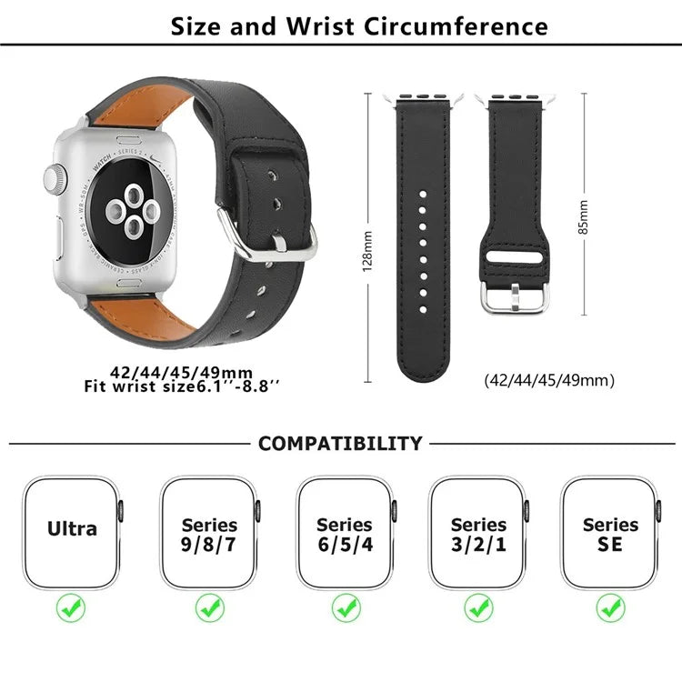 KALEBOL KLB-KCPU-001 For Apple Watch Ultra 2 Ultra 49mm / 9 8 7 45mm / 6 5 4 SE (2023) SE (2022) SE 44mm / 3 2 1 42mm Watch Band