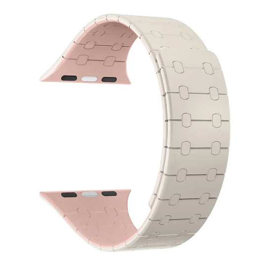 KALEBOL KLB-CXGJ-002 For Apple Watch Series 9 8 7 41mm / 6 5 4 SE (2022) SE (2023) SE 40mm / 3 2 1 38mm Magnetic Silicone Band
