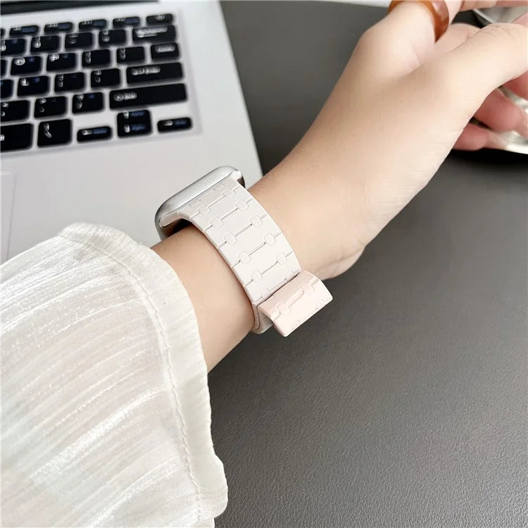 KALEBOL KLB-CXGJ-002 For Apple Watch Ultra 2 Ultra 49mm / 9 8 7 45mm / 6 5 4 SE (2023) SE (2022) SE 44mm / 3 2 1 42mm Silicone Band