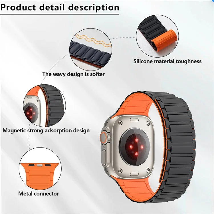 KALEBOL KLB-CXGJ-001 For Apple Watch Ultra 2 Ultra 49mm / 9 8 7 45mm / 6 5 4 SE (2022) / (2023) / SE 44mm / 3 2 1 42mm Strap