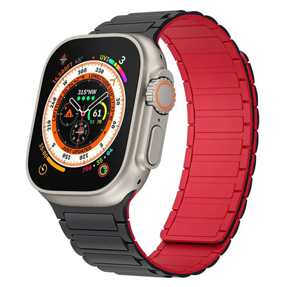 KALEBOL KLB-CXGJ-001 For Apple Watch Ultra 2 Ultra 49mm / 9 8 7 45mm / 6 5 4 SE (2022) / (2023) / SE 44mm / 3 2 1 42mm Strap / Red