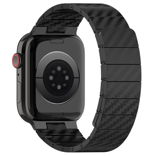KALEBOL KLB-XWCX-001 For Apple Watch Series 9 8 7 41mm / 6 5 4 SE (2022) SE (2023) SE 40mm / 3 2 1 38mm Magnetic PC Watch Band