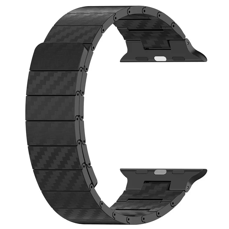 KALEBOL KLB-XWCX-001 For Apple Watch Series 9 8 7 41mm / 6 5 4 SE (2022) SE (2023) SE 40mm / 3 2 1 38mm Magnetic PC Watch Band